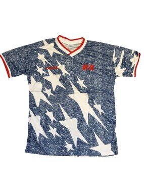 AUTHENTIC Vintage USA 1994 World Cup Denim Away Jersey XL Adidas